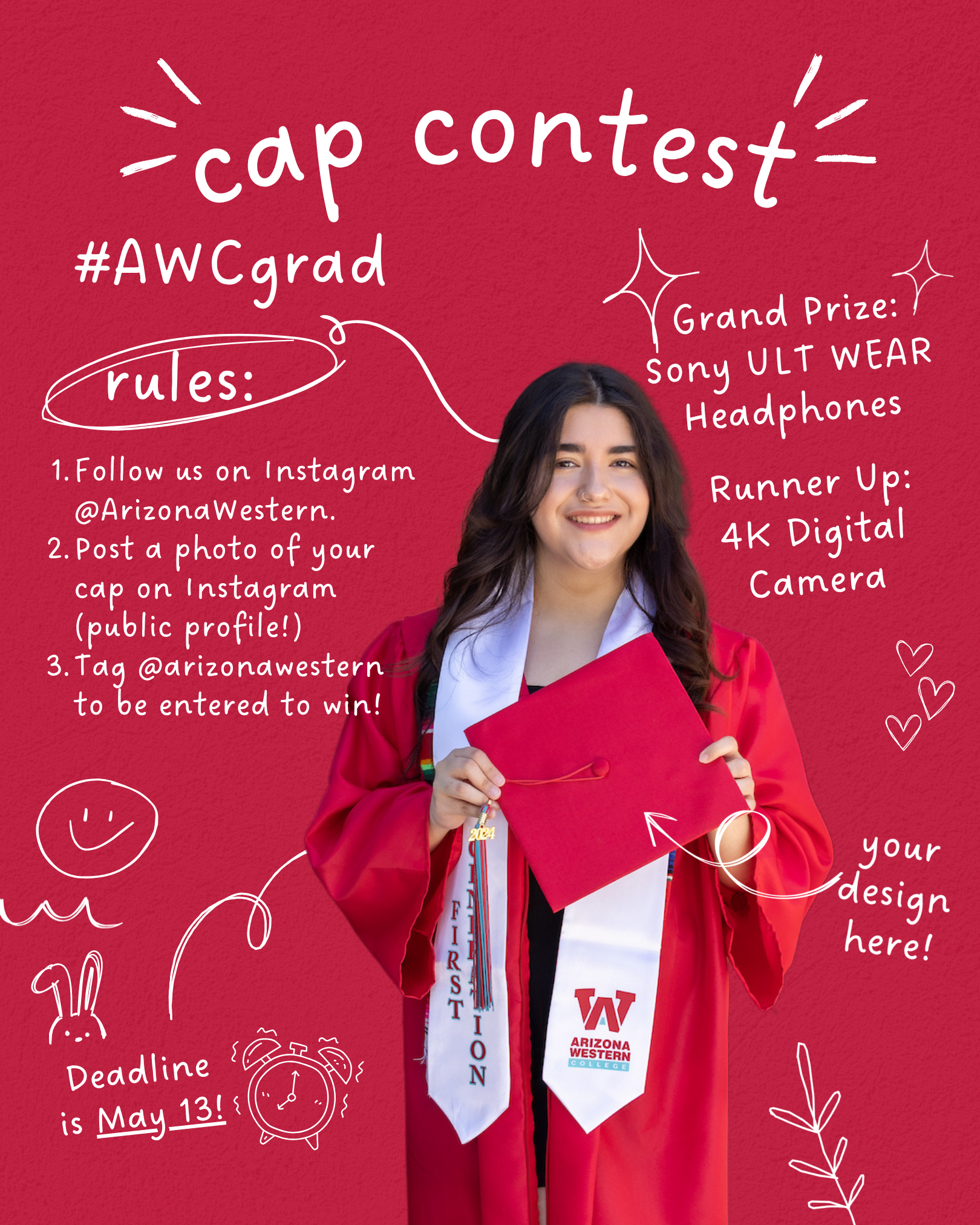 Poster: Annual Cap Decorating Contest. Details on page.