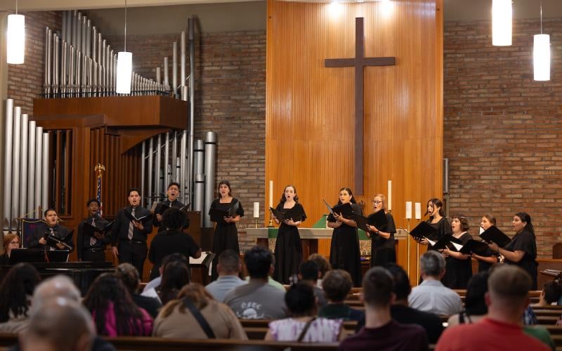 AWC Choirs perform the "I Want to Sing!" Choral Concert in October 2023