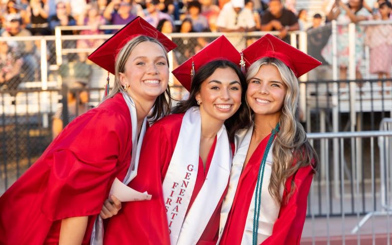 First generation students at Arizona Western College commencement in May 2025.