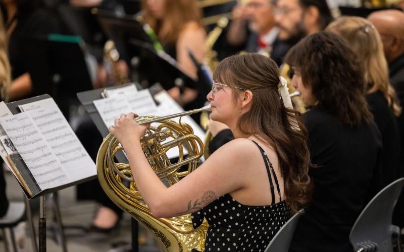 AWC Community Band performs at the 2025 spring concert