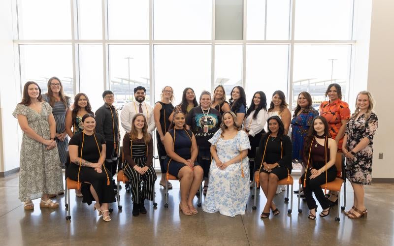 AWC nursing students and faculty at the OADN Induction Ceremony on May 7, 2026