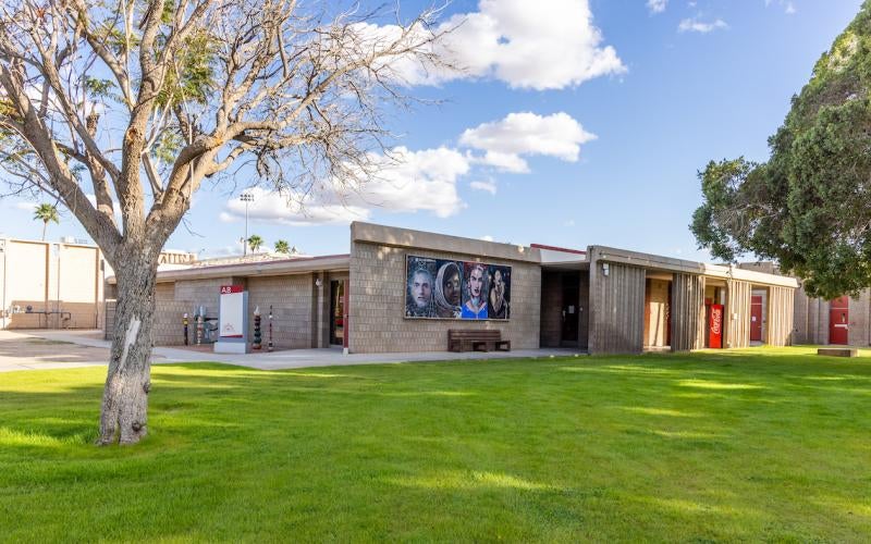 Outside the AWC Art Gallery