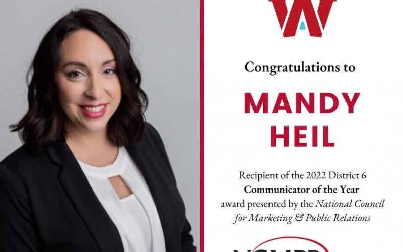 Heil named Communicator of the Year 