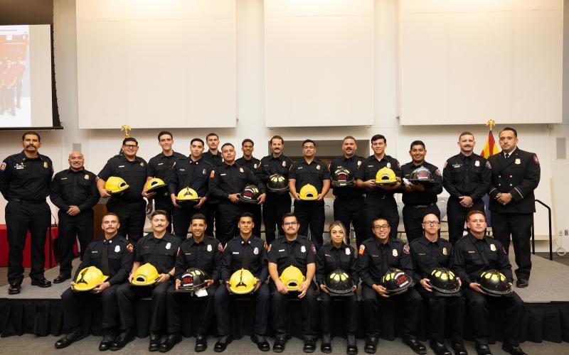 Regional Fire Academy graduation