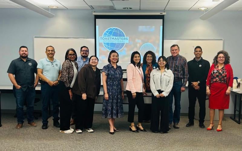 San Luis Learners Toastmasters Club helps students gain confidence through public speaking training.