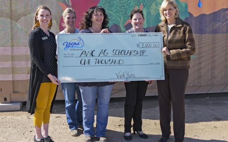 Funds from Iceberg Drop celebration donated to AWC Agricultural Science