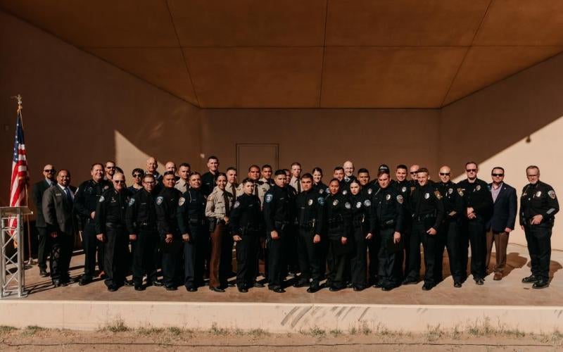 Law Enforcement Training Academy graduates largest class of cadets
