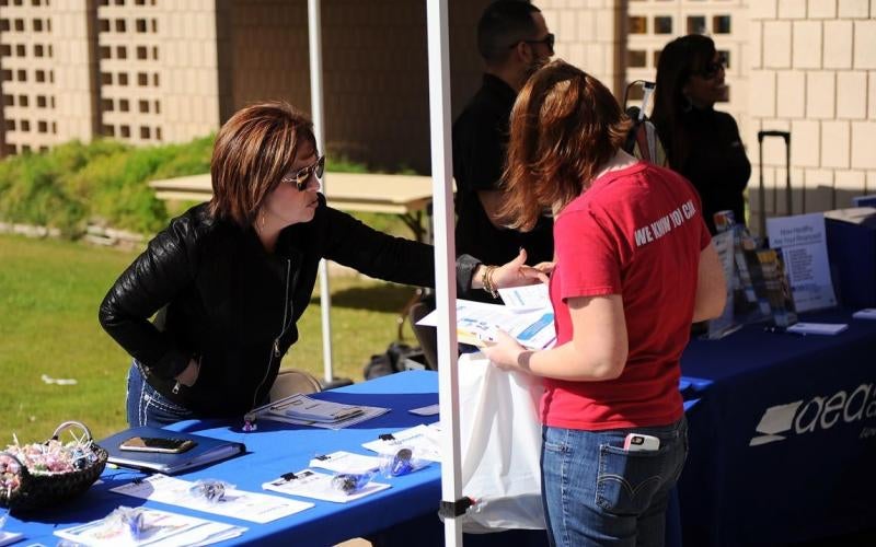 AWC Health & Wellness Department holding Health Fair