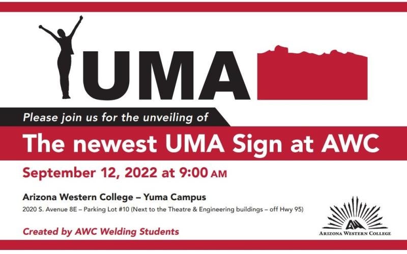 Ribbon cutting to unveil new UMA sign