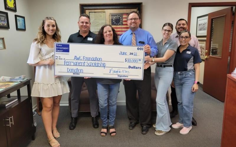 AWC Foundation receives $10K donation to support East Yuma County students 