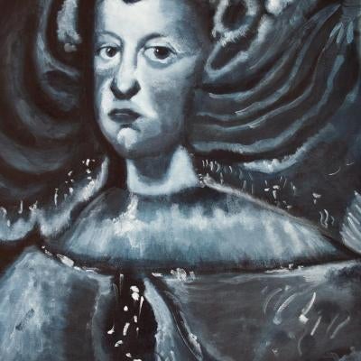 painting of a woman