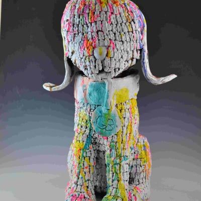 photo of an animal sculpture