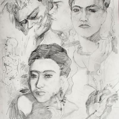 Drawing of women