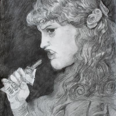Drawing of a woman