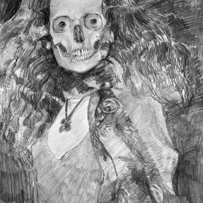 Drawing of a skeleton