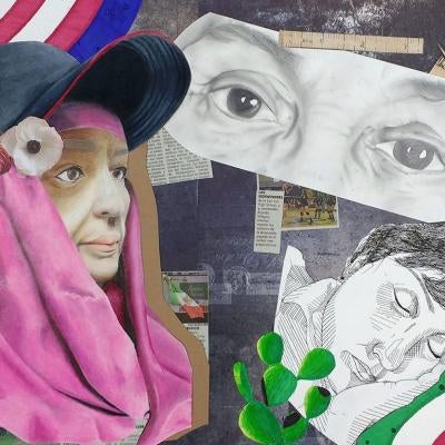 drawing of multiple people