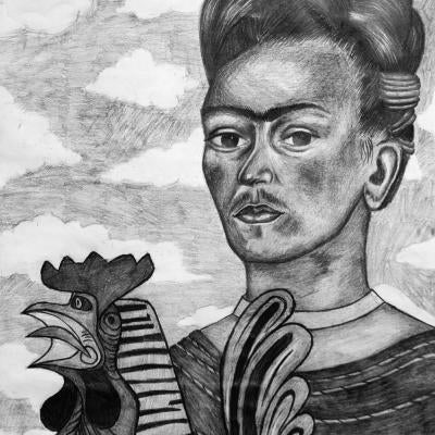 Drawing of Frida