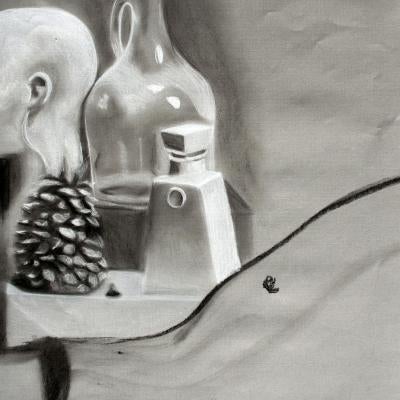 drawing of a bottle