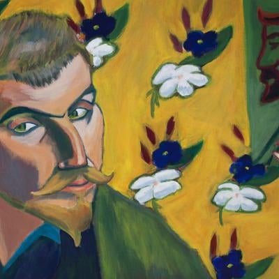 painting of a man with a goatee