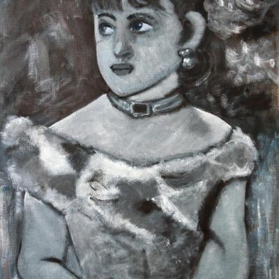 painting of a woman