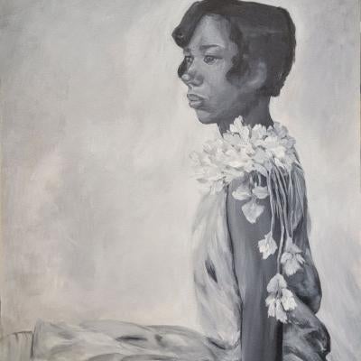 Gray scale portrait