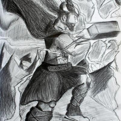 graphite drawing