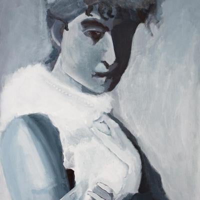 painting of a woman