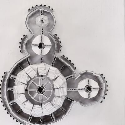 design of cardboard shapes