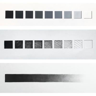 Design of shades of black