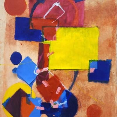painting of colorful shapes