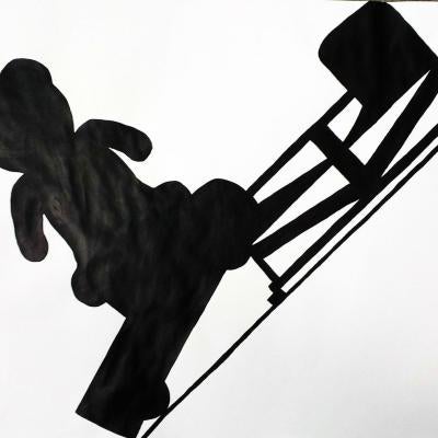 Drawing of a silhouette