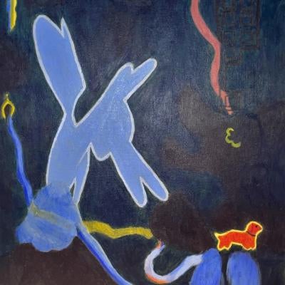 Painting of abstract shapes