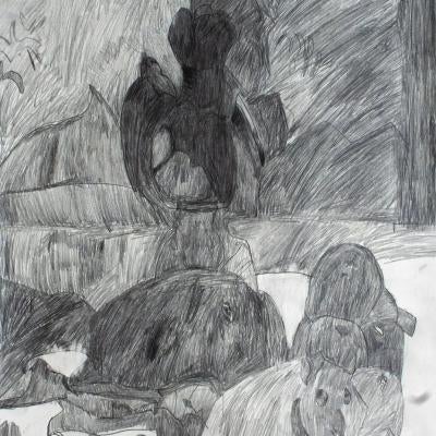 drawing of animals
