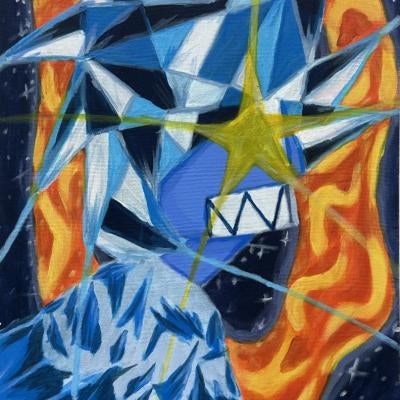 abstract self portrait