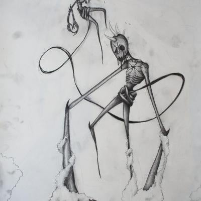 drawing of strange creatures