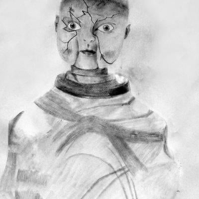 drawing of a doll