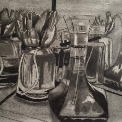 Drawing of glasses