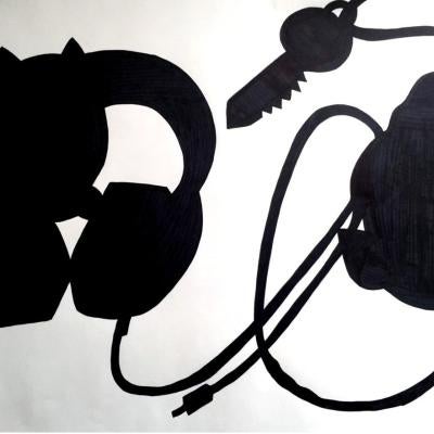 Drawing of a silhouette