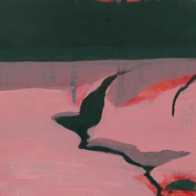 painting of a crack in the ground