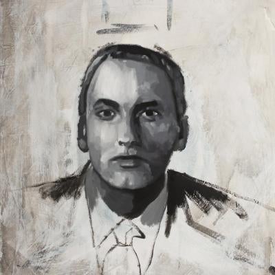Painting of a musician