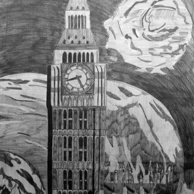 Drawing of big ben
