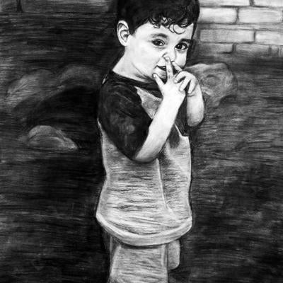 charcoal drawing