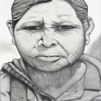 drawing of a woman