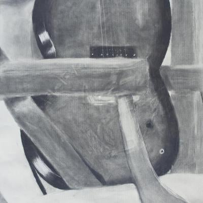 painting of a guitar