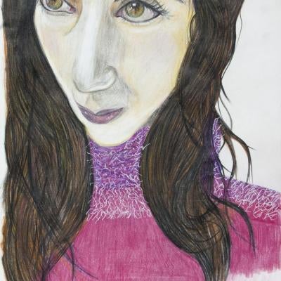 drawing of a woman