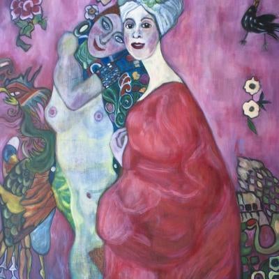 Painting of two women