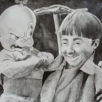 Drawing of the baby from Who Framed Roger Rabbit