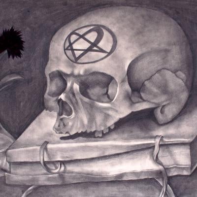 graphite and color pencil on paper