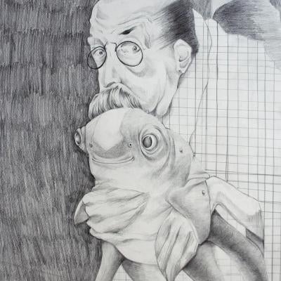 Drawing of a man