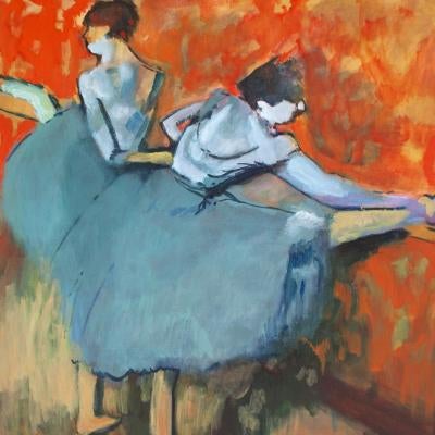 Painting of ballerinas